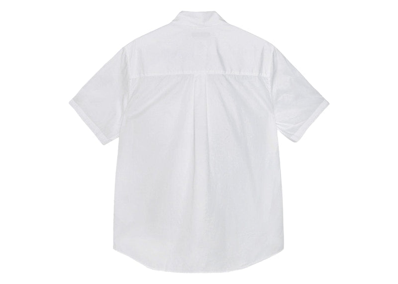 Stussy x Our Legacy Work Shop Borrowed S/S Shirt White Poplin