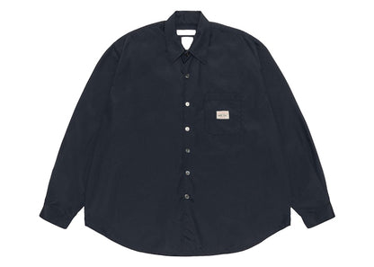 Stussy x Our Legacy Work Shop Borrowed Shirt Black Nylon Ripstop