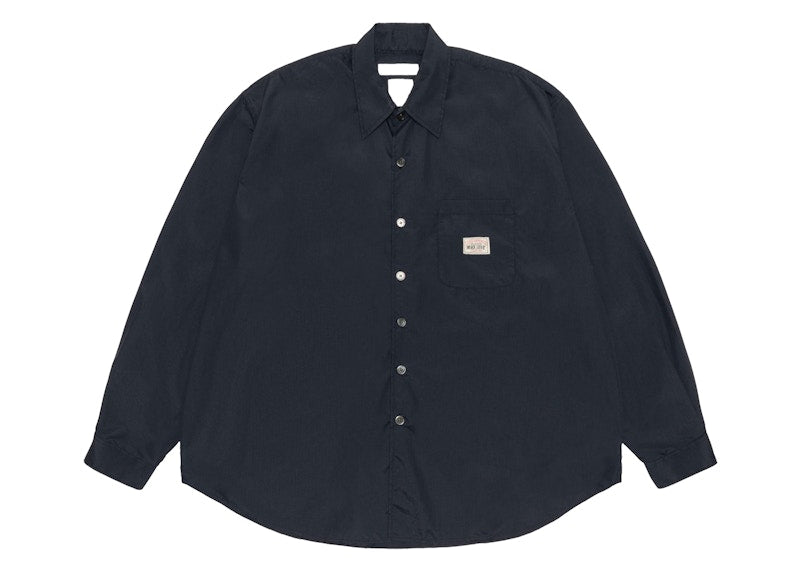 Stussy x Our Legacy Work Shop Borrowed Shirt Black Nylon Ripstop