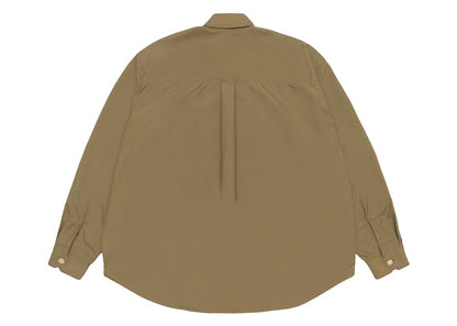 Stussy x Our Legacy Work Shop Borrowed Shirt Olive Nylon Ripstop