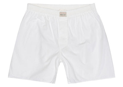 Stussy x Our Legacy Work Shop Boxer Short White Poplin