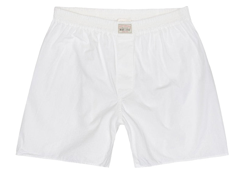 Stussy x Our Legacy Work Shop Boxer Short White Poplin