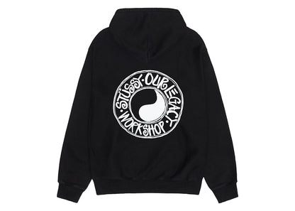 Stussy x Our Legacy Work Shop Buana Pigment Dyed Hoodie Black