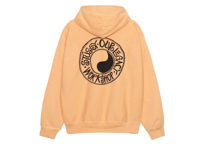 Stussy x Our Legacy Work Shop Buana Pigment Dyed Hoodie Peach