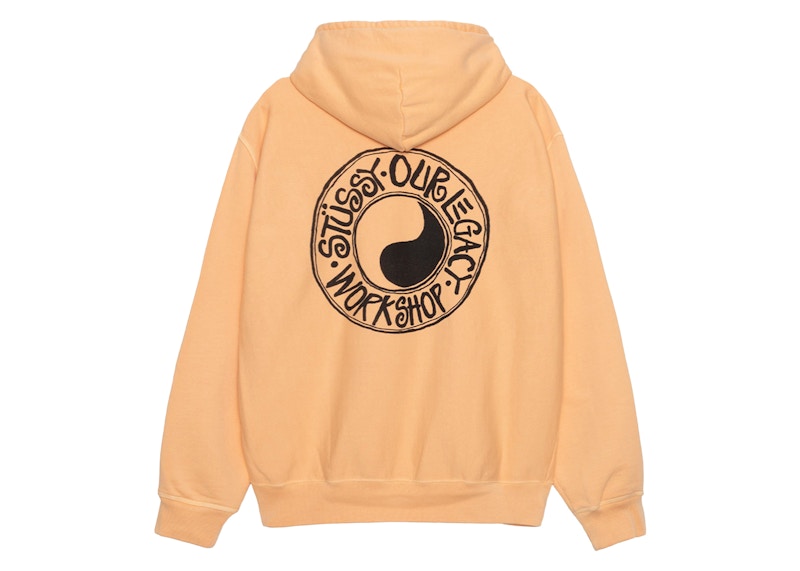 Stussy x Our Legacy Work Shop Buana Pigment Dyed Hoodie Peach