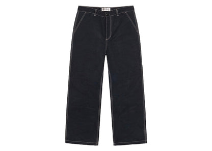 Stussy x Our Legacy Work Shop Canvas Work Pant Black Overye Nettle