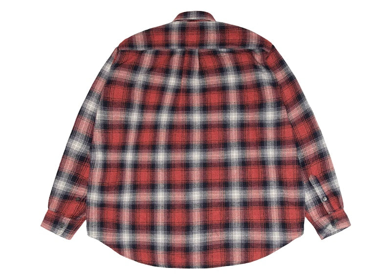 Stussy x Our Legacy Work Shop Check Shirt Red Arborist Check