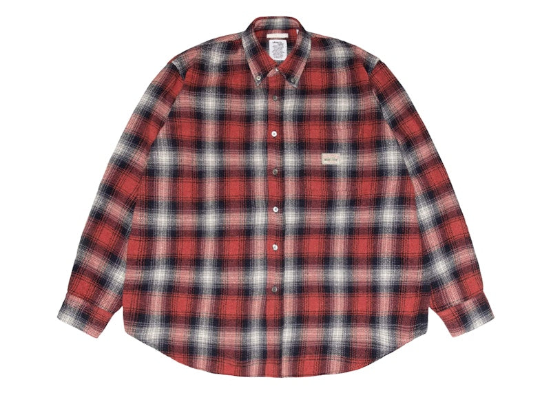 Stussy x Our Legacy Work Shop Check Shirt Red Arborist Check
