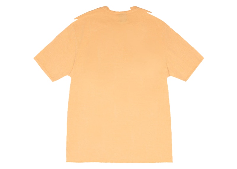 Stussy x Our Legacy Work Shop Collegiate Pigment Dyed Tee Peach