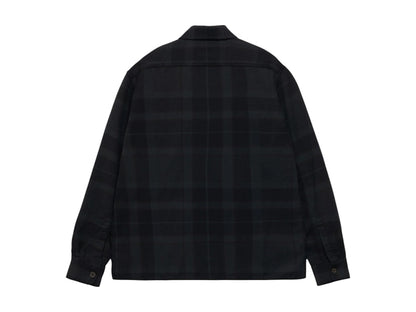 Stussy x Our Legacy Work Shop Country Shirt Overdye Black Flannel Check