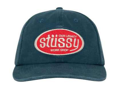 Stussy x Our Legacy Work Shop Mid-Depth Cap Navy
