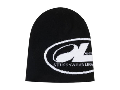 Stussy x Our Legacy Work Shop Oval Skullcap Black