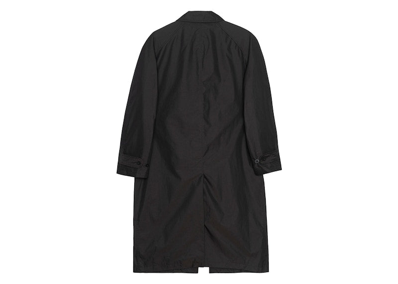 Stussy x Our Legacy Work Shop Raglan Car Coat Soot Black Solaro