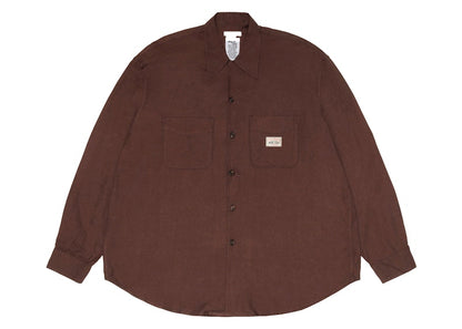 Stussy x Our Legacy Work Shop Rocco Shirt Umber Twill Flannel