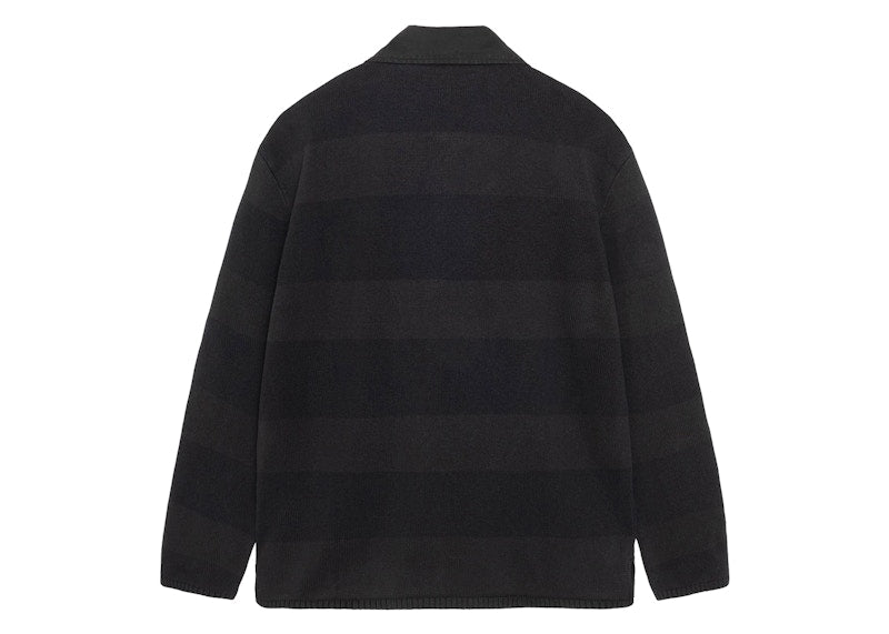 Stussy x Our Legacy Work Shop Rugby Knit Mud Overdye Stripe
