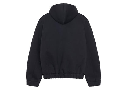 Stussy x Our Legacy Work Shop Scuba Zip Hoodie Black Scuba