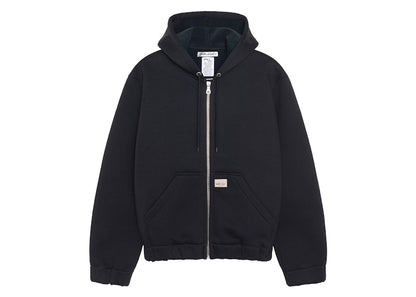 Stussy x Our Legacy Work Shop Scuba Zip Hoodie Black Scuba