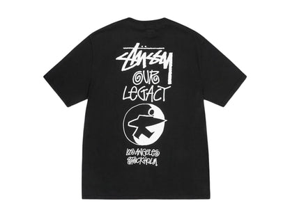 Stussy x Our Legacy Work Shop Surfman Pigment Dyed Tee Black