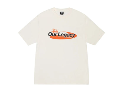 Stussy x Our Legacy Work Shop Swirl Pigment Dyed Tee Natural