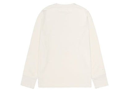 Stussy x Our Legacy Work Shop Thermal Longsleeve Cream Compact Cotton