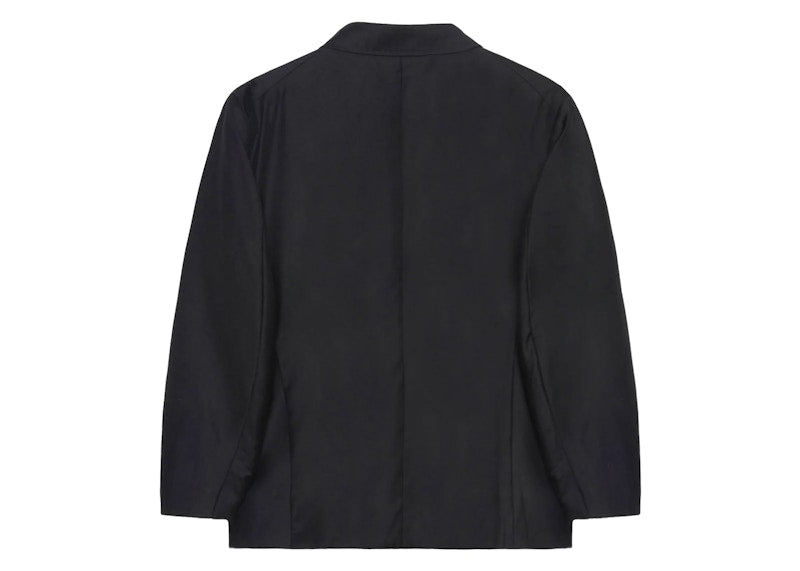 Stussy x Our Legacy Work Shop Unconstructed Double-Breasted Blazer Shadow Grey Wool