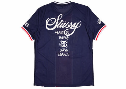 Stussy x PSG Football Jersey Navy Blue