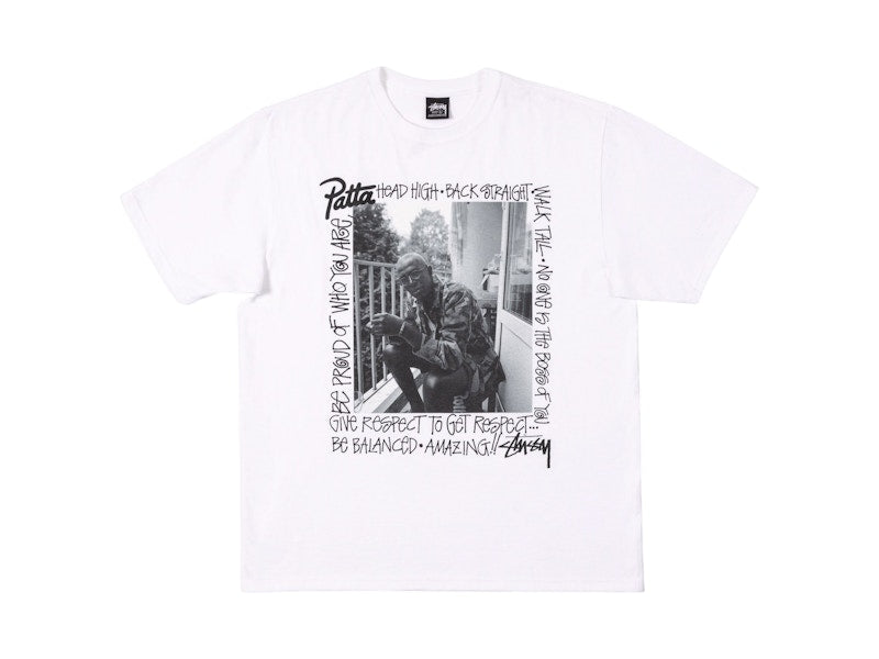 Stussy x Patta Respect Tee White