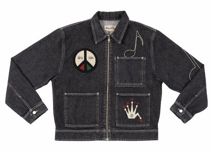 Stussy x Patta Zip Work Jacket Black