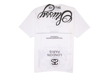 Stussy x Takahiro Miyashita The Soloist World Tour Collection T-shirt White