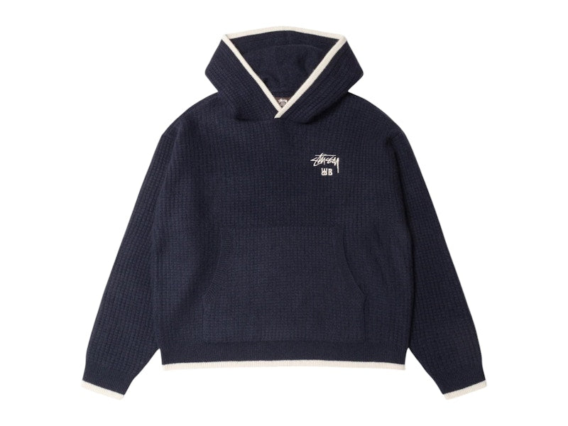 Stussy x Wales Bonner Cashmere Hoodie Navy