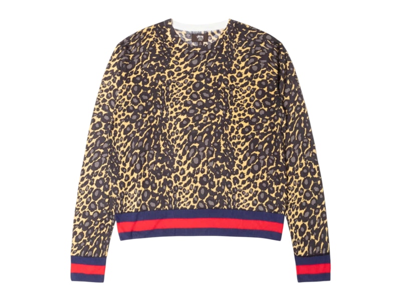 Stussy x Wales Bonner Leopard Sweater Golden