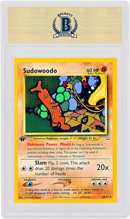 Sudowoodo 2001 Pokemon TCG Neo Revelation 1st Edition #26/64 (PSA or BGS Graded)