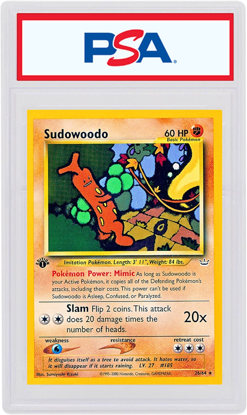 Sudowoodo 2001 Pokemon TCG Neo Revelation 1st Edition #26/64 (PSA or BGS Graded)