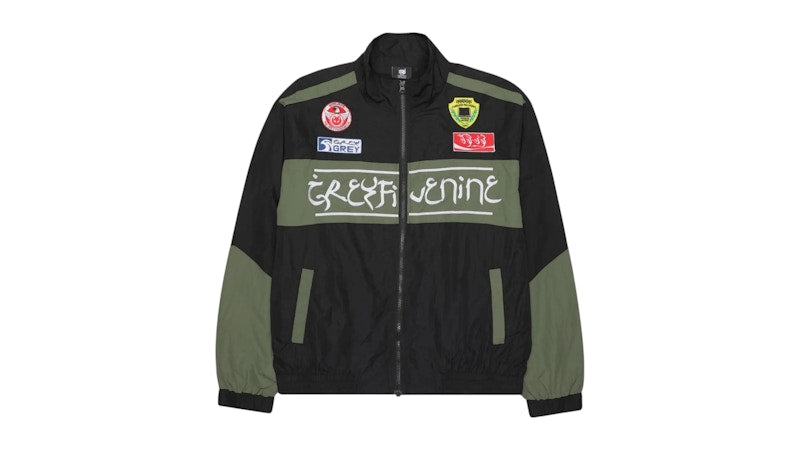 $uicideboy$ G59 Records Afghan Track Jacket Black/Green