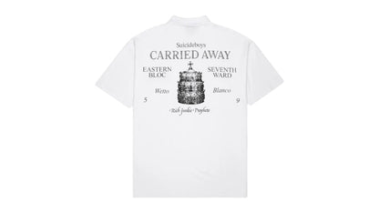 $uicideboy$ G59 Records Carried Away Polo White