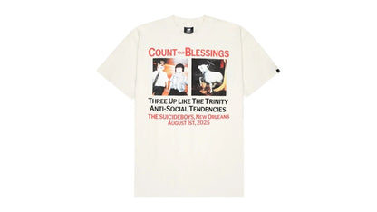 $uicideboy$ G59 Records Count Your Blessings Tee Off-White