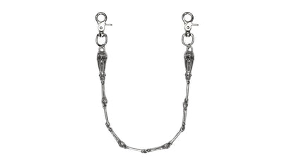 $uicideboy$ G59 Records Crypt Keeper Wallet Chain Silver
