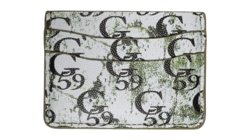 $uicideboy$ G59 Records Mold Monogram Card Holder Wallet Green Pattern