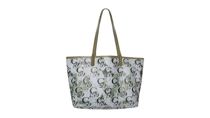 $uicideboy$ G59 Records Mold Monogram Tote Bag Green Pattern