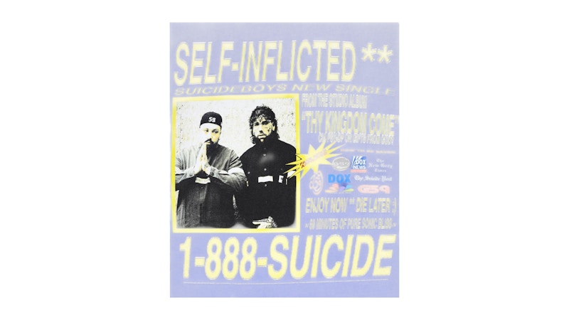 $uicideboy$ G59 Records Self Inflicted Tee Blue