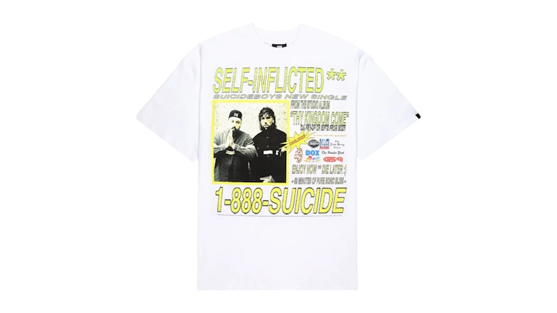 $uicideboy$ G59 Records Self Inflicted Tee White