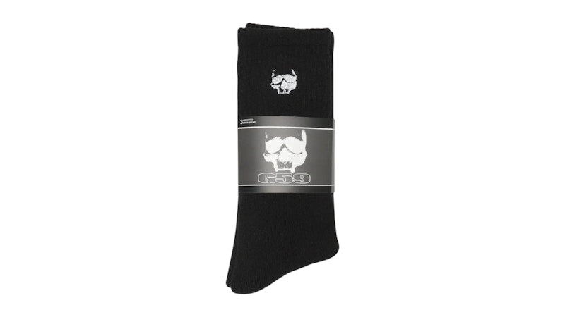 $uicideboy$ Greyfivenine Embroidered Logo Socks (3 Pack) Multicolor