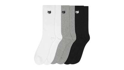 $uicideboy$ Greyfivenine Embroidered Logo Socks (3 Pack) Multicolor