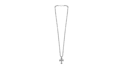 $uicideboy$ LB Chrome Cross Pendant Silver
