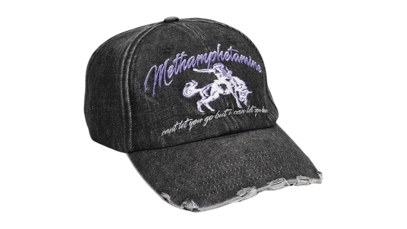 $uicideboy$ LB Methamphetamine Blues Cap Washed Black