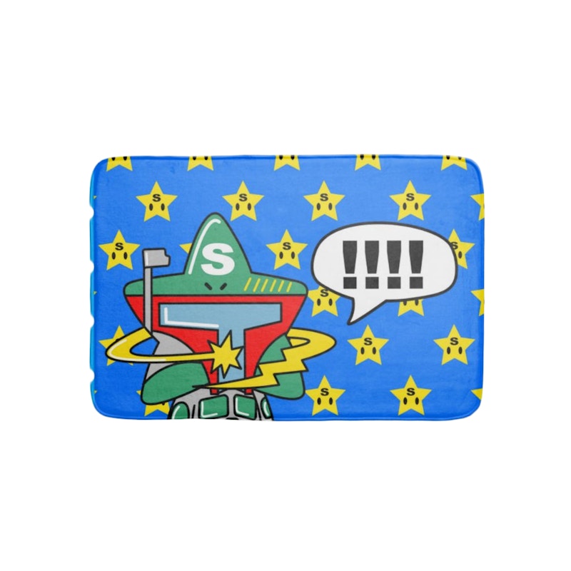 Sukamii Galaxy Warrior Bathroom Mat Blue