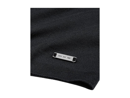 Sun Day Red x Tiger Woods 3D Knit Cashmere Crew Black