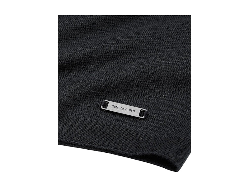 Sun Day Red x Tiger Woods 3D Knit Cashmere Crew Black