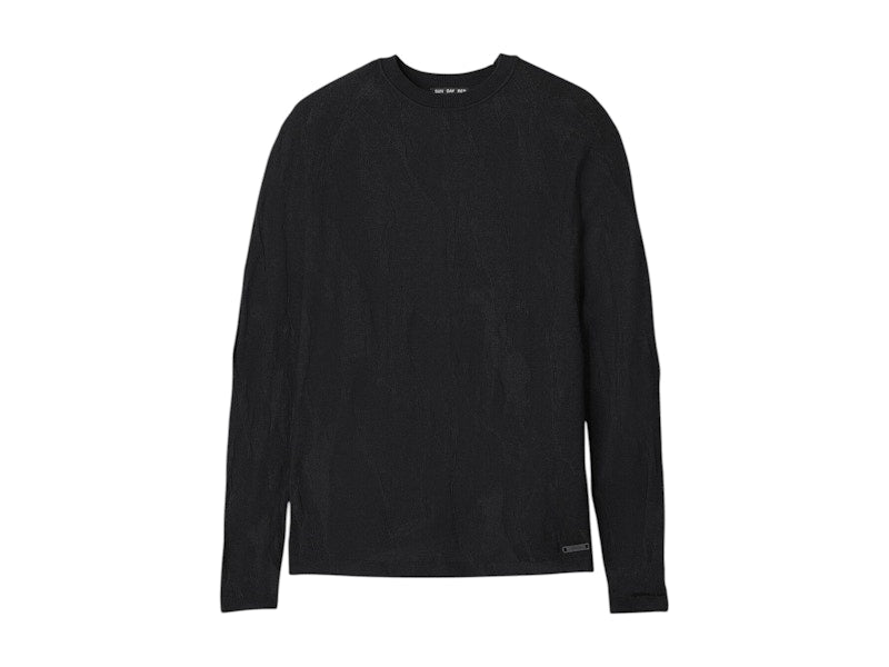 Sun Day Red x Tiger Woods 3D Knit Cashmere Tonal Camo Crew Black