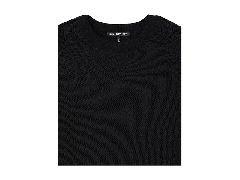 Sun Day Red x Tiger Woods 3D Knit Weather Crew Black